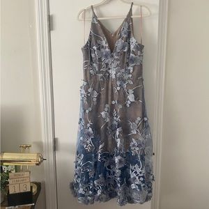 Dress The Population Lace Midi Dress-L